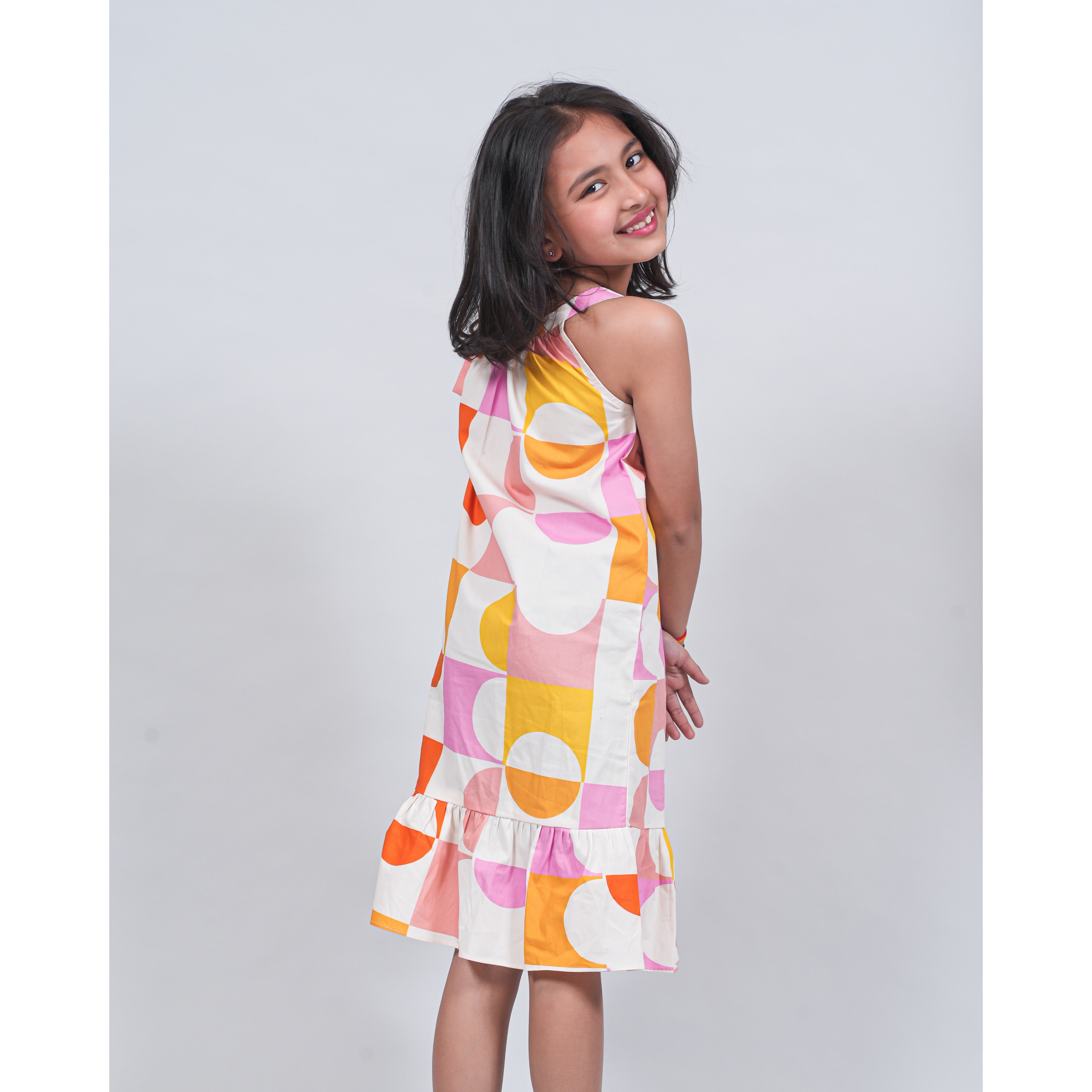 Blue Whale Print Kids Dress – Modern Millie